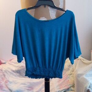 (2 for $15) Blue Top